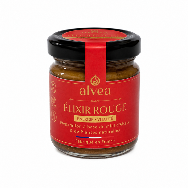 Rouge Mini — Vitalité et Énergie au Miel d’Alsace IGP | Complément Naturel 50g