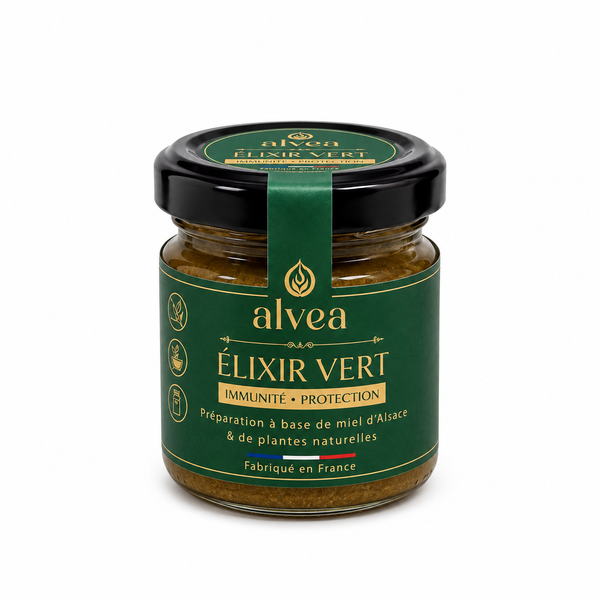 Vert Mini — Immunité au Miel d’Alsace IGP | Complément Naturel 50g