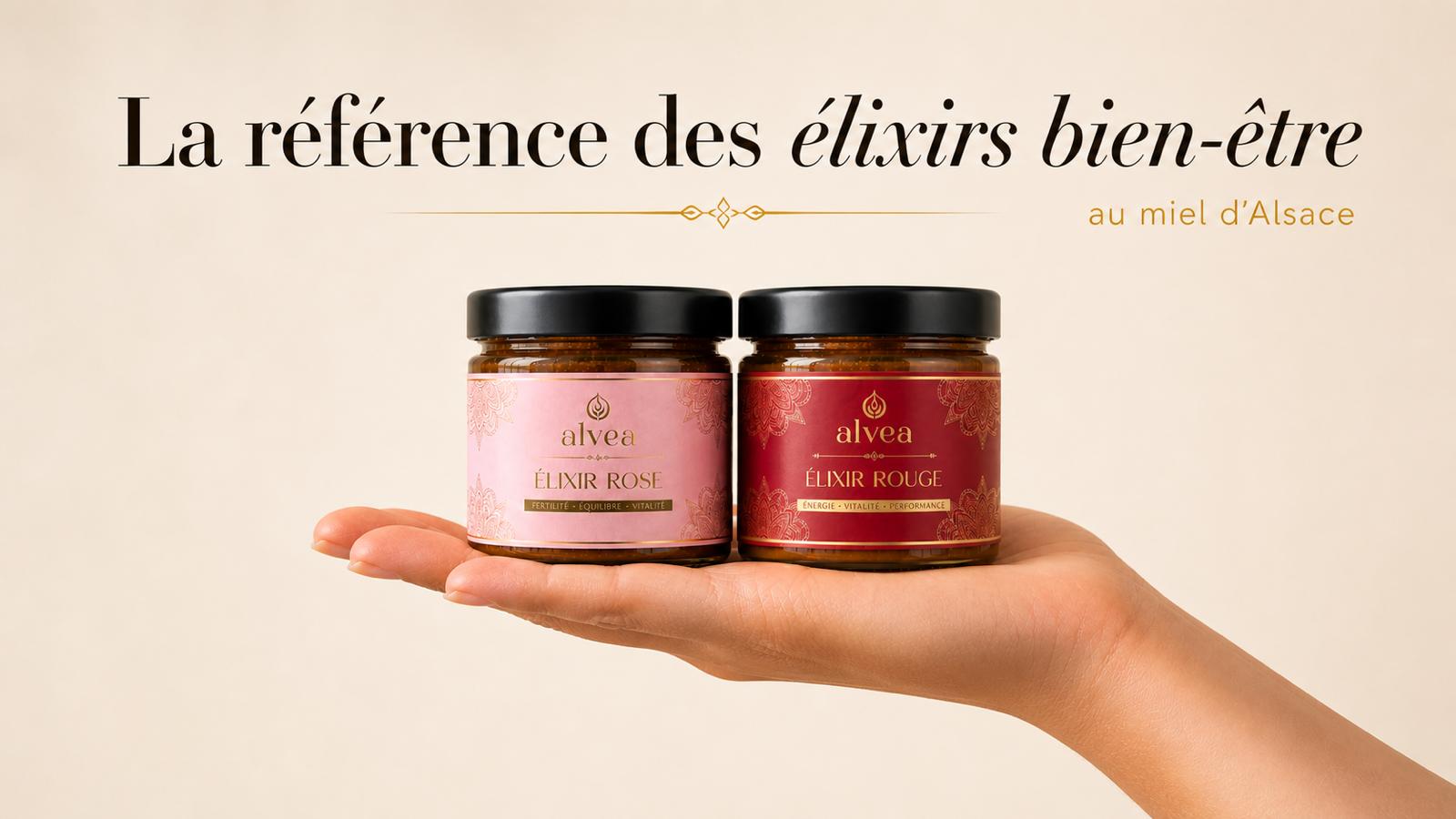 Alvéa — La référence des élixirs bien-être au miel d'Alsace